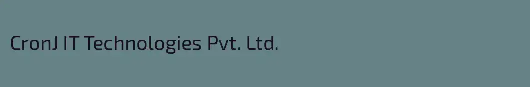 CronJ IT Technologies Pvt. Ltd.